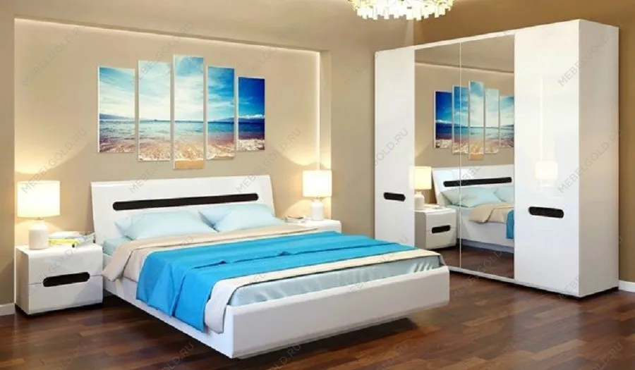 Спальня Ацтека белый 3