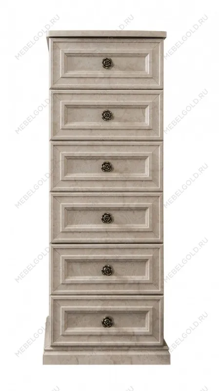 Комод Афина 6 ящиков крем корень | изображение 1