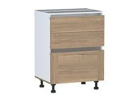 Стол с ящиками СЯ-60 NEW, Сити (600*470*820) Дуб Галифакс натуральный, 20847