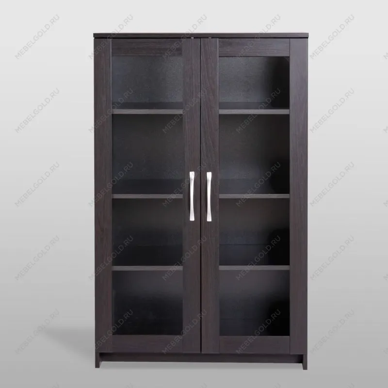 БРИМНЭС / СИРИУС тумба ИКЕА / IKEA 2 двери со стеклом 78х123 Дуб Венге | изображение 2