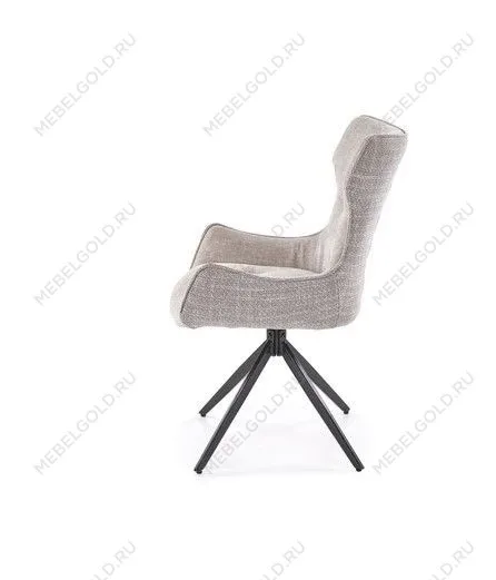 Стул кухонный Halmar K573 поворотный (серый/черный) | изображение 2