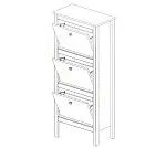 Тумба для обуви Лофт SFB3B/50 | изображение 2