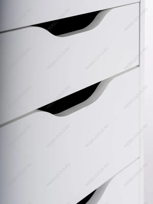 Стол письменный Ингар, 5 ящиков, 140х75х55 см, белый | изображение 16