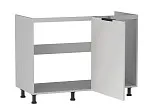 Стол под мойку угловой СМУ-120, Ватель (1100*554*820) Экокожа Белый, 23915 | изображение 1