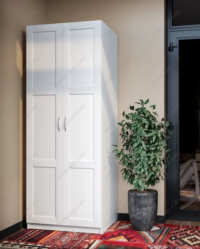 ПЕГАС Шкаф ИКЕА / IKEA 2 двери сборные белый | изображение 4