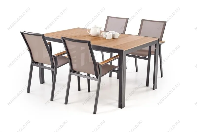 Стул Halmar FIERRO (черный/серый/коричневый) | изображение 15