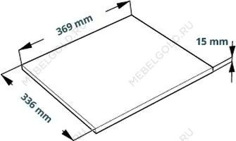 Полка для стеллажа ФОРА, 33х37 см, белая | изображение 5
