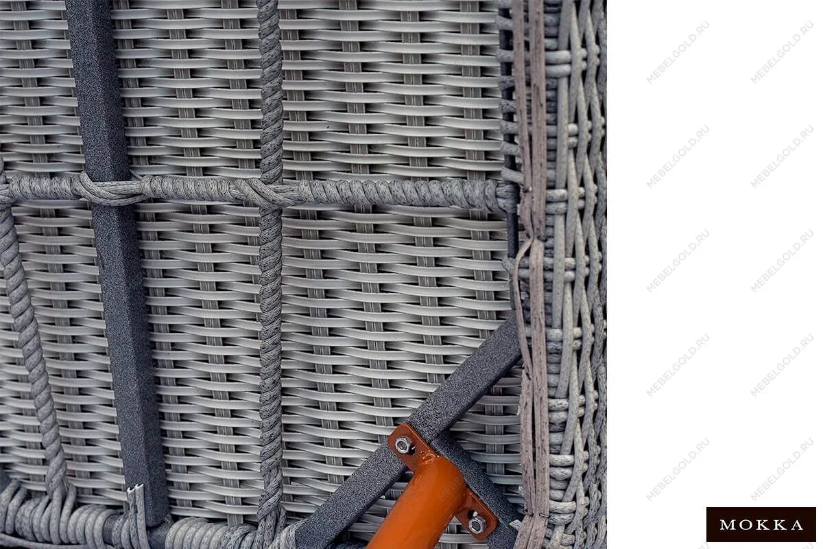 Комплект плетеной мебели MOKKA RIMINI (стол кофейный, 2 кресла, софа 3 х-местная) | изображение 18