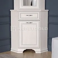 Тумба Тиффани 1D1SU угловая вудлайн кремовый