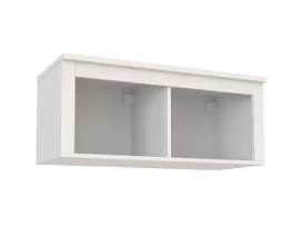 САГА полка навесная 2 секции белая