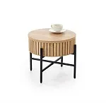 Комплект Halmar DANTE (2 стола журнальных) (натуральный/черный) | изображение 14