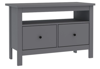 САГА тумба 2 ящика серая
