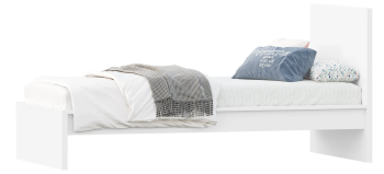 МАЛЬМ / VARMA Сэнг 90 кровать ИКЕА / IKEA, 106х208х100/38, белый