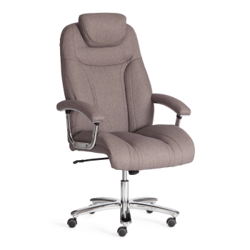 Кресло Trust (max), ткань рогожка Nice, мокко (серо-бежевая)