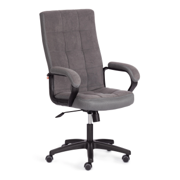 Кресло TRENDY (22), флок/ткань, серый, 29/TW-12