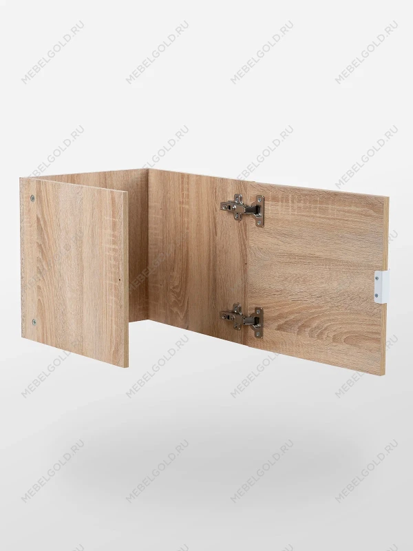 Модуль с дверцей для стеллажа ФОРА, ручка металл, 33х33х37, дуб беленый | изображение 2