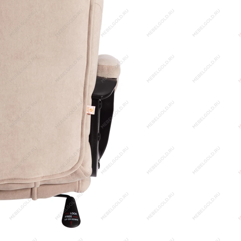 Кресло BERGAMO хром (22), флок, бежевый, 7 | изображение 12