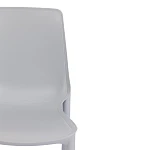 Стул GENIUS (mod 75), металл/пластик, 46x56x84cм, серый/ножки хром | изображение 5