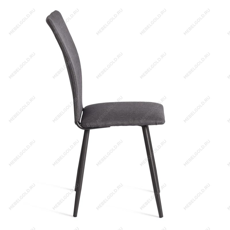 Стул обеденный La Rousse, NEW, ткань рогожка, тёмно-серый, F68, 45х55х93 см | изображение 1