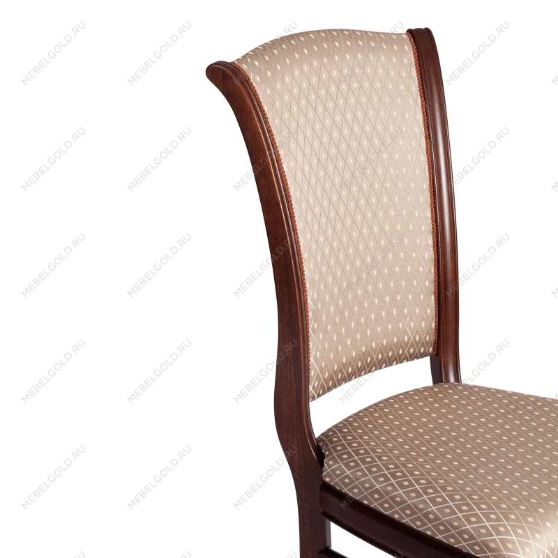 Стул VERSAL мягкое сидение, бук, 51х48х106 см, Tobacco, жаккард коричневый | изображение 7