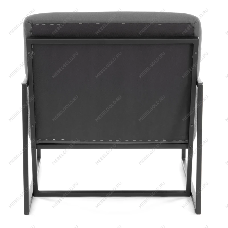 Кресло Charli LUX/Чарли Люкс, экокожа, Sharp Графит, 70х80х82 см | изображение 3