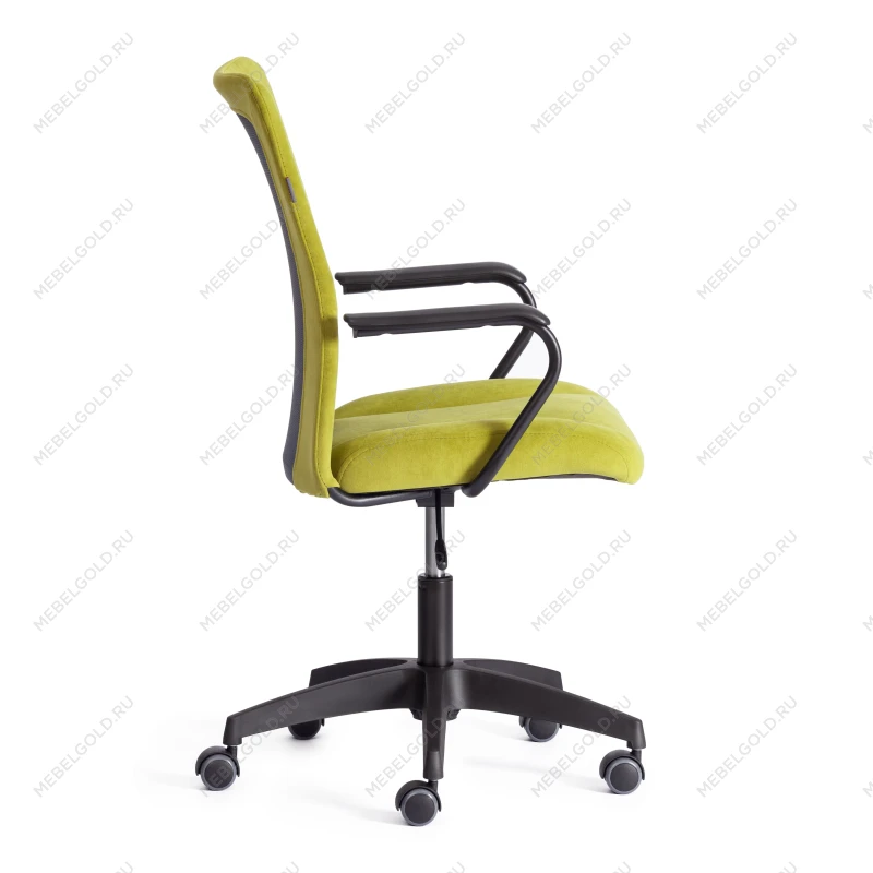 Кресло STAFF, флок/ткань, олива/серый, 23/W-12 | изображение 1