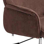 Кресло YORK, флок, коричневый, 6 | изображение 6