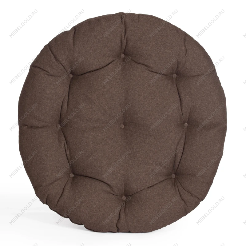 Кресло CLOUDE, рогожка/металл, 97х98х90-96см, коричневый, 3М7-147 | изображение 6