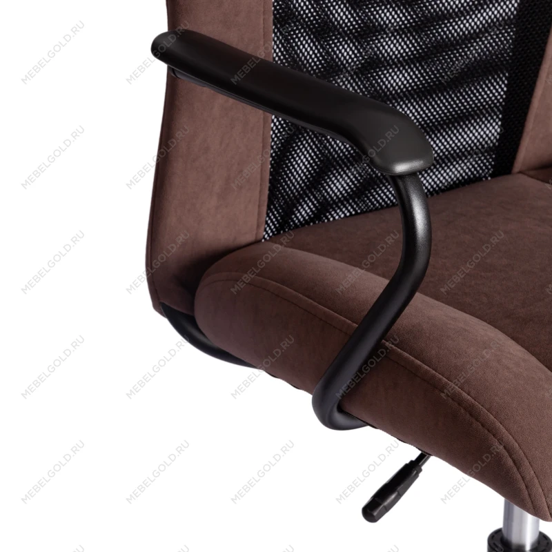 Кресло STAFF, флок/ткань, коричневый/черный, 6/W-11 | изображение 8