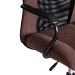 Кресло STAFF, флок/ткань, коричневый/черный, 6/W-11 | изображение 8