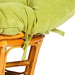 Диван MAMASAN/МАМАСАН 23/02 W/с подушкой, подушка 182х119 см, 169х102х80 см, Pecan (орех), флок, олива, 23 | изображение 10