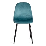 Стул BREEZE (mod. 4724), Велюр/металл, 44 х 53 х 87 см, Torquoise (бирюзовый ) HLR60 / черный | изображение 4