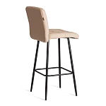 Барный стул Medeo/Медео, экокожа, бежевый, 45х56х113 см | изображение 2
