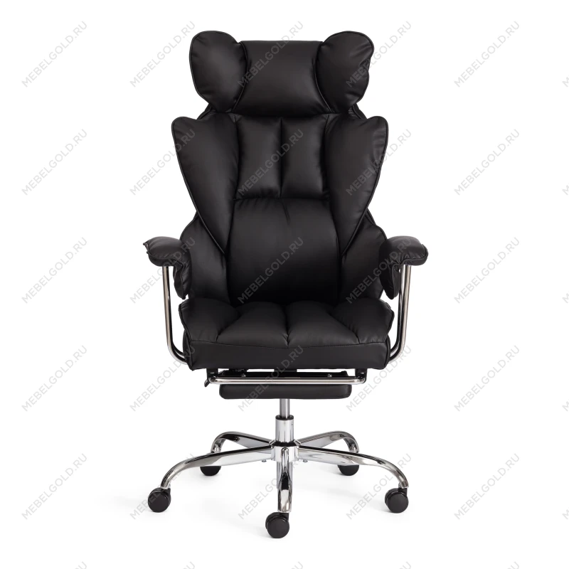 Компьютерное кресло Comfy CR, кож/зам, черный | изображение 5