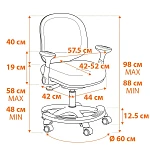 Компьютерное кресло RAINBOW, Green (салатовый) | изображение 15