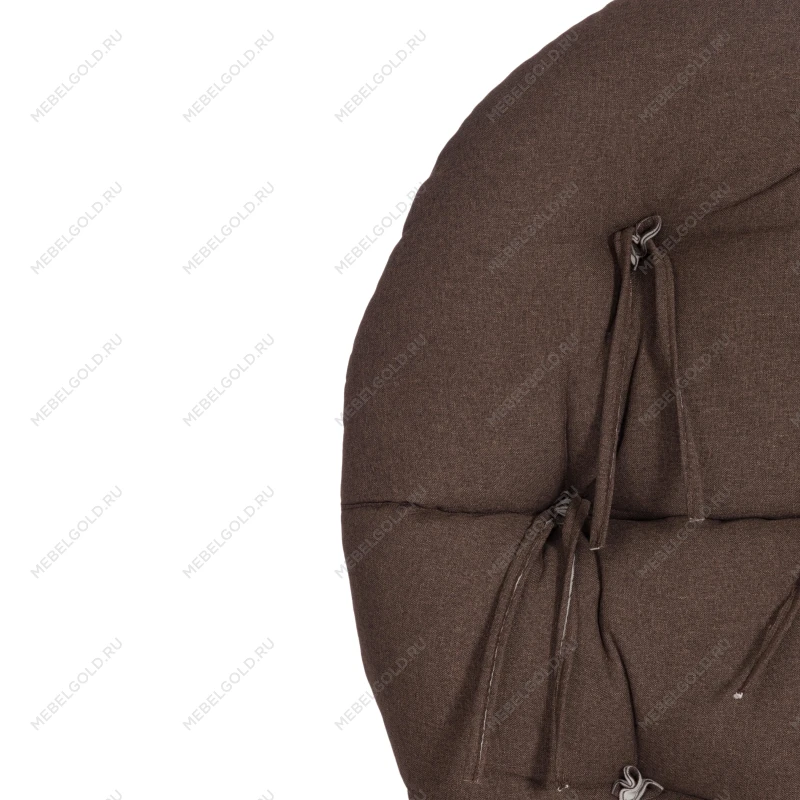 Кресло CLOUDE, рогожка/металл, 97х98х90-96см, коричневый, 3М7-147 | изображение 9