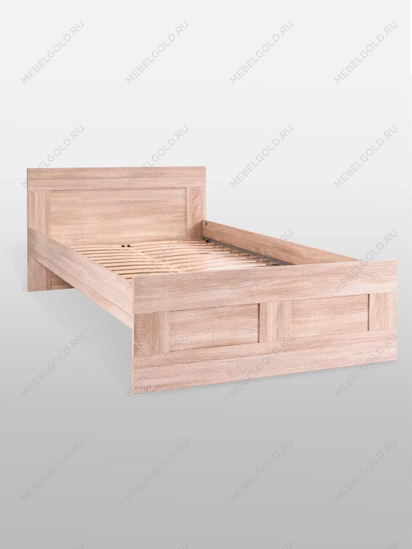 Кровать двуспальная Сириус, 120х200 см, дуб сонома | изображение 7