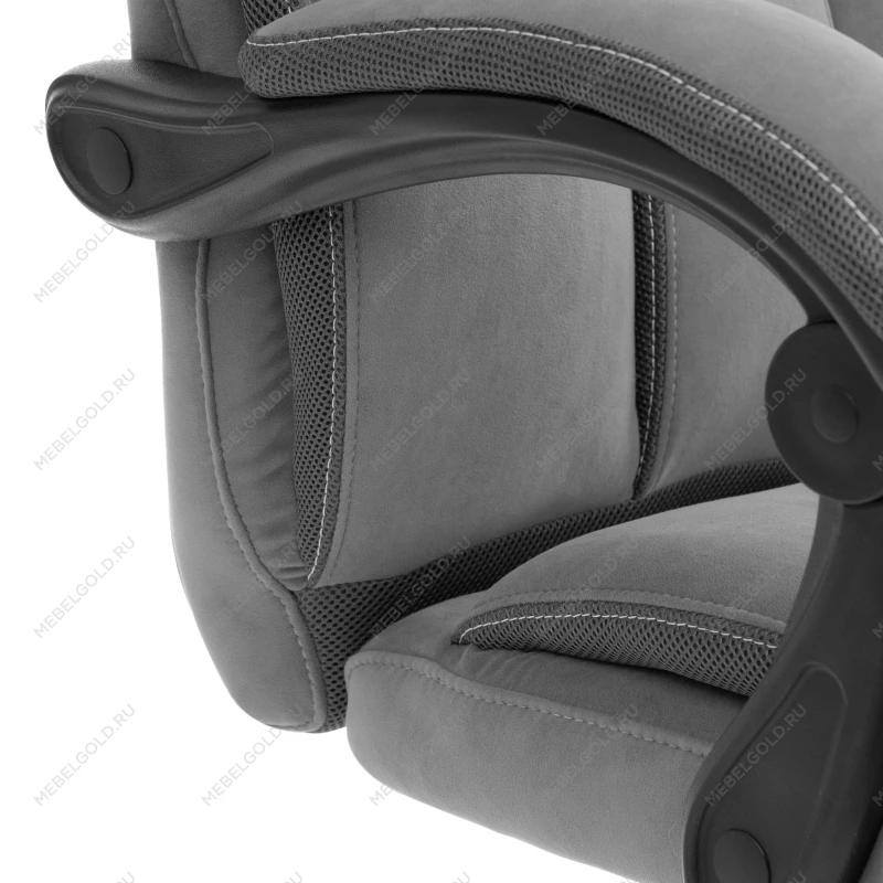 Кресло Cambridge metalBL, велюр/ткань, серый, 29/12 | изображение 7