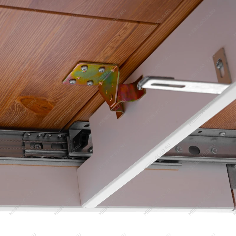 Стол Соната Люкс раздвижной/Sonata Lux extension table, массив сосны, антик/белый, 120-(150)х75х75 см | изображение 9