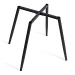 Стул обеденный Medeo, флок, молочный/черный, 4, 47х56х89 | изображение 10