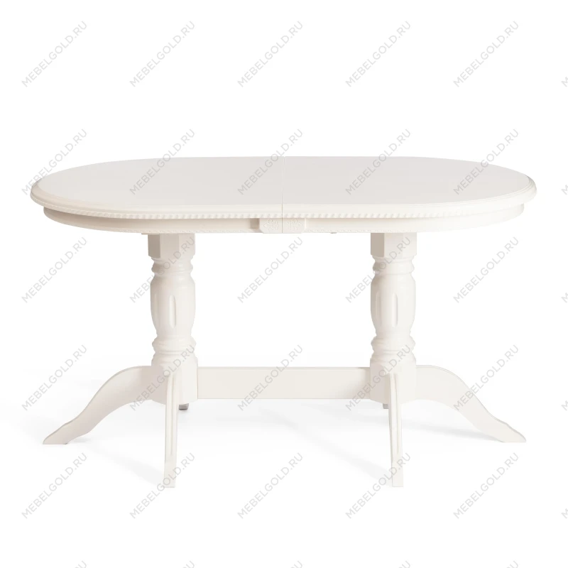 Стол COPPOLA, бук, мдф, 140+40x80x77см, Ivory white | изображение 2