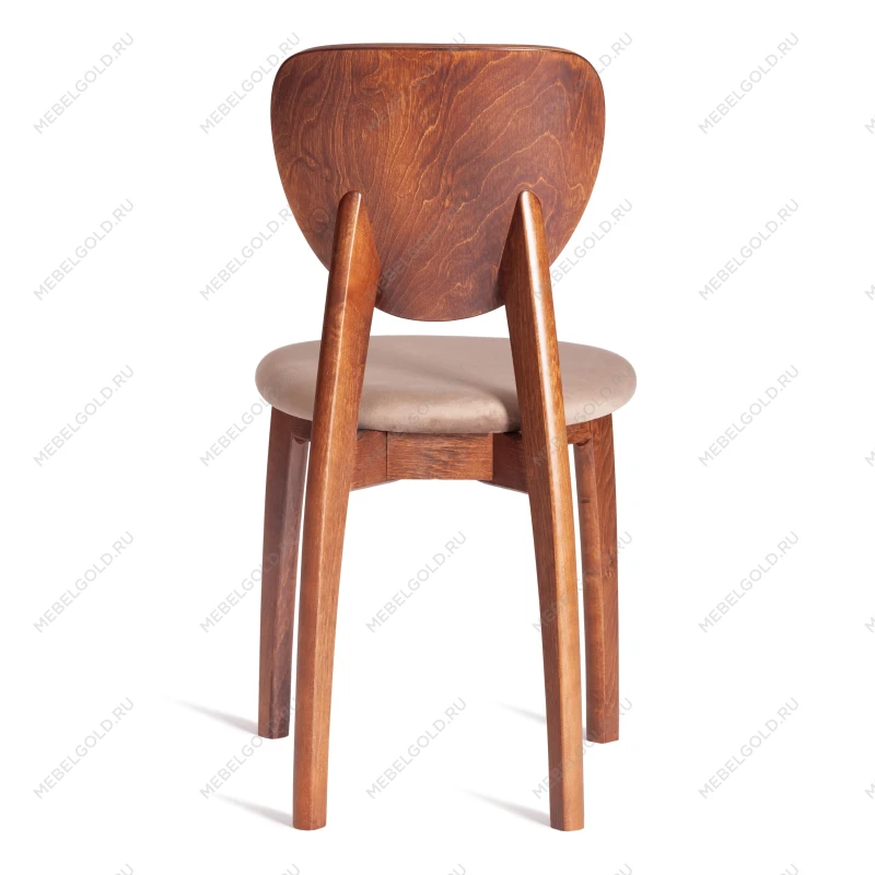 Стул DIAMANTE мягкое сидение, бук, 42x42x85см, коричневый, ткань Tenerife Mocco | изображение 3