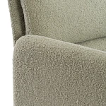 Кресло Dover хром, букле, олива, barni dusty green | изображение 6