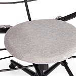 Кресло CLOUDE, рогожка/металл, 97х98х90-96см, серо-бежевый, 3M 16/2 | изображение 13