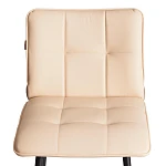 Полубарный стул Bari/Бари, экокожа, бежевый, 42х55х99 см | изображение 5