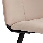 Стул обеденный Asti, велюр, молочный/черный, (Porsche 2) | изображение 8