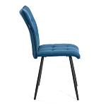 Стул обеденный Bari, LT, велюр, Dark blue (темно-синий), 41х55х89 см | изображение 1