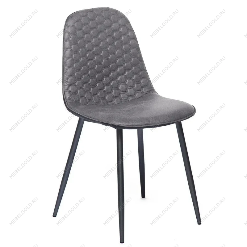 Стул STORM (mod. 807)/1 шт. в упаковке, металл/вельвет, 46 х 53 х 87 х 49 см, серый/антрацит, G062-40