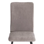 Стул обеденный La Rousse, NEW, велюр, серый/чёрный, 29, 45х55х93 см | изображение 5