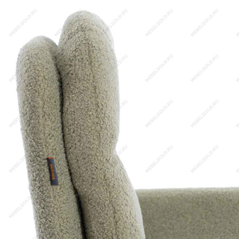 Кресло Dover хром, букле, олива, barni dusty green | изображение 8